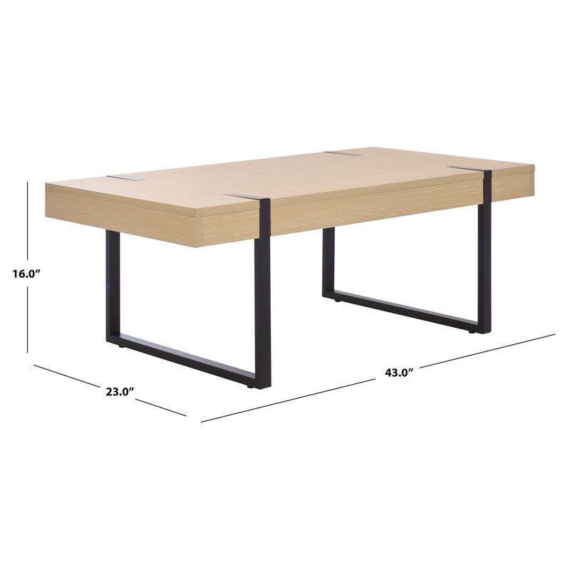 SAFAVIEH Home Klausner Coffee Table - 43"W x 23"D x 16"H