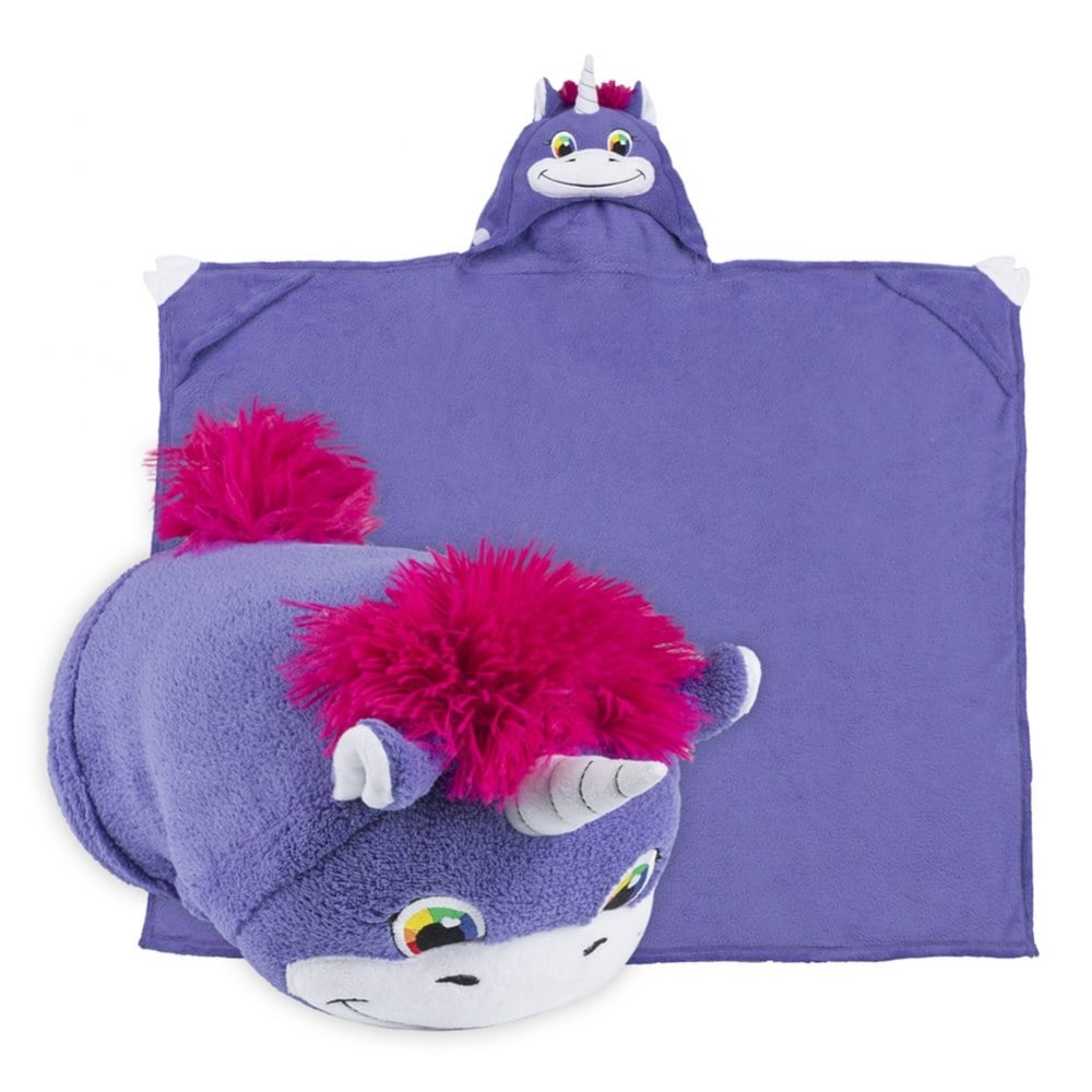 Comfy Critters Hooded Blanket Unity Unicorn Bed Bath Beyond 17776934
