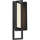 preview thumbnail 1 of 2, Maxim 40652 Formation VX 14" Tall LED Outdoor Wall Sconce Black
