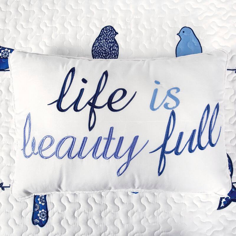 Lush Decor Rowley Birds 7 Piece Quilt Set