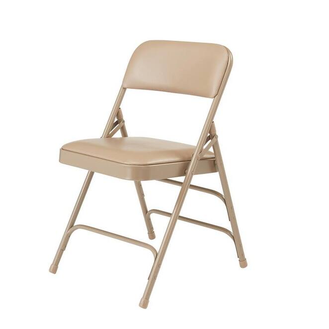 (4 Pack) NPS 1300 Series - Vinyl Upholstered - Premium Folding Chair