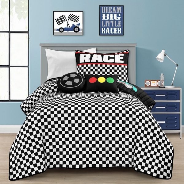 Race car bedding set twin sales