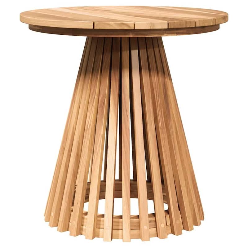 vidaXL Garden Table Brown Solid teak wood