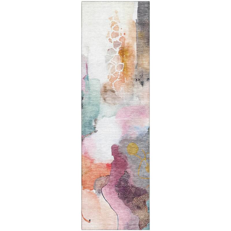 Premium Washable Super Soft Abstract Contemporary Mayfield Rug