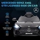 preview thumbnail 6 of 16, 12V Licensed Mercedes-Benz AMG GTR Ride-On Car for Kids with Remote Control, Music, Lights - Electric Vehicle