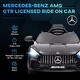 preview thumbnail 7 of 8, censed Mercedes Kids Ride On Car with Remote Control and Training Wheels for Backyard Play and Birthday Gifts​