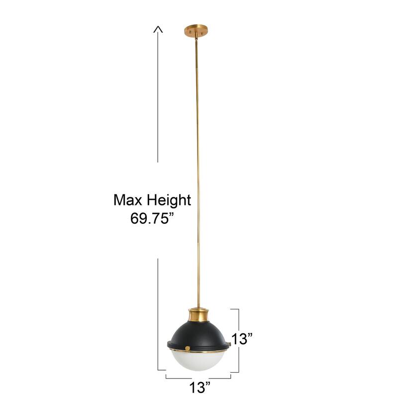 Robert Stevenson Lighting Cameron - Metal and Glass Ceiling Light