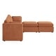 preview thumbnail 46 of 179, Mia Oversized Modular Sectional Fabric Sofa