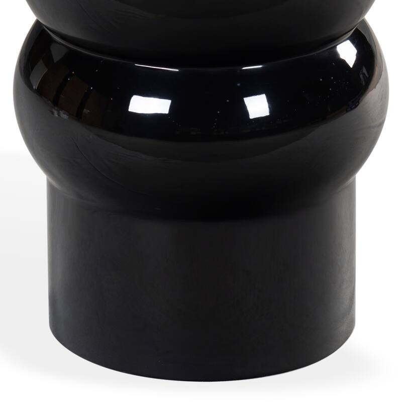 SAFAVIEH Couture Joyrosa Concrete Accent Table - 13"W x 13"D x 17"H