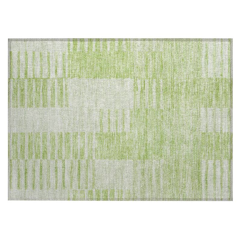 Machine Washable Indoor/ Outdoor Chantille Geometric Contemporary Rug