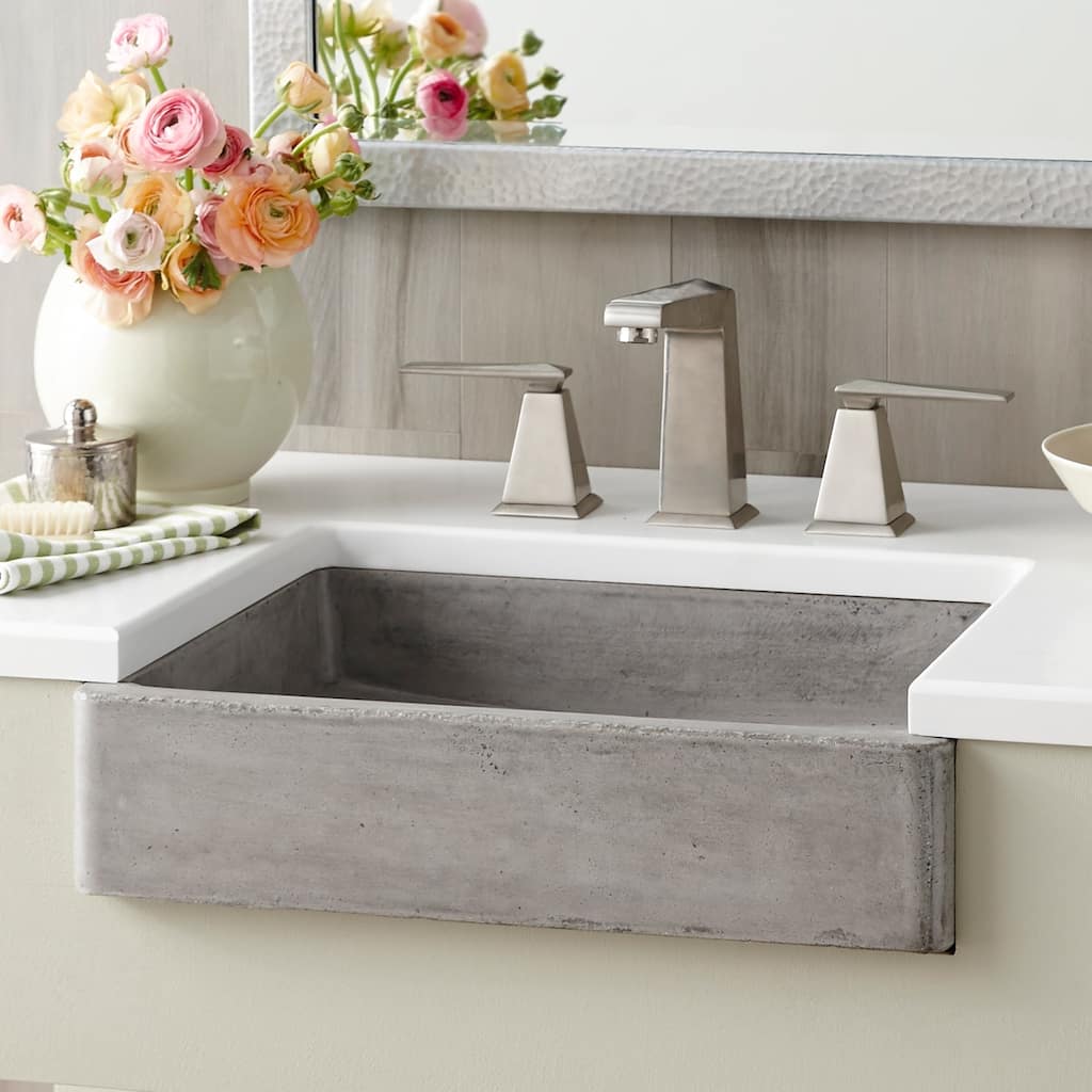 Nipomo NativeStone Undermount/ Vessel Bathroom Sink - 19.5" x 15" x 4.5"