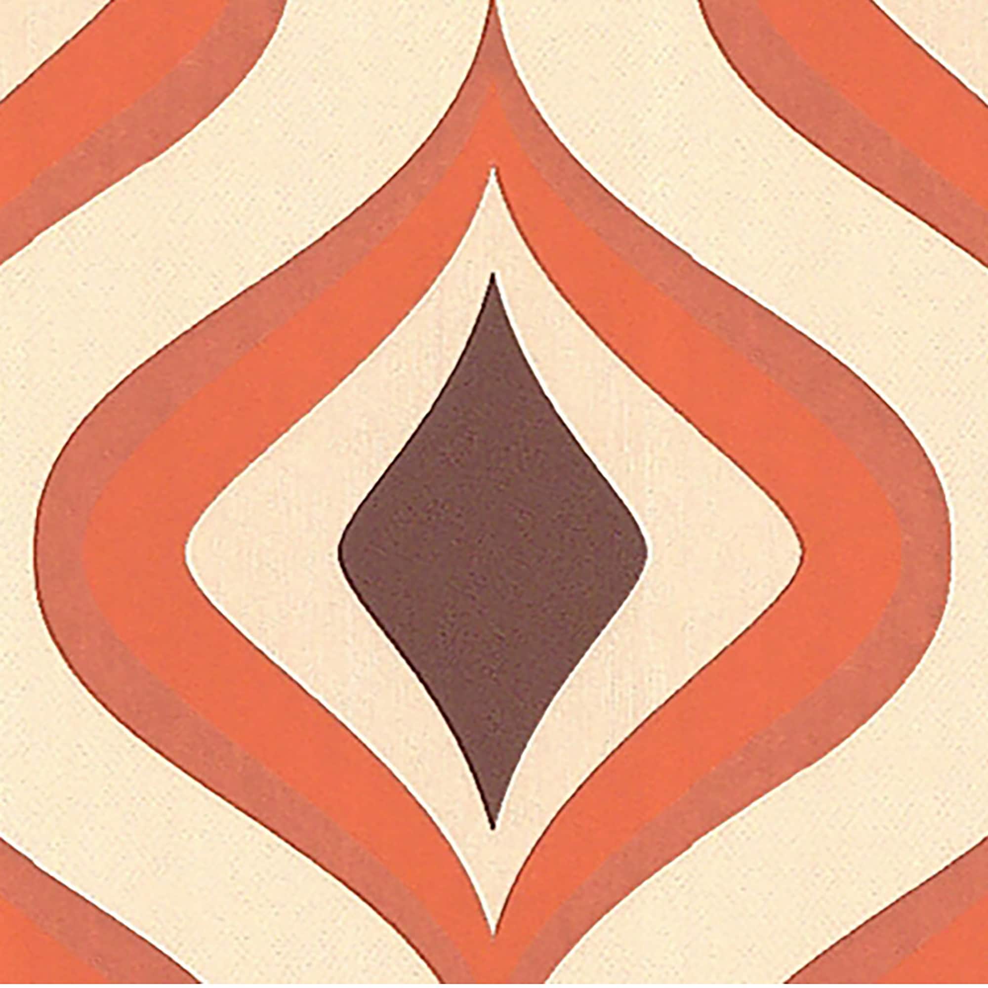 Trippy Orange Removable Wallpaper On Sale Bed Bath & Beyond 37948641