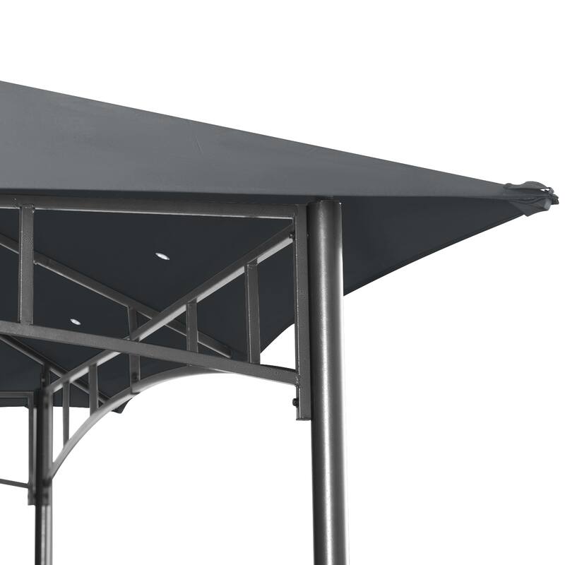 ABCCANOPY Patio Gazebo with Double Roof and Durable Canopy