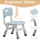 preview thumbnail 12 of 12, Table and 4 Chairs Set for Ages 2-10 Height Adjustable