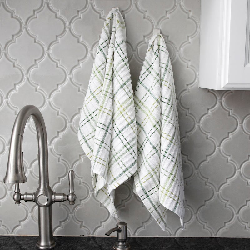 RITZ Royale Check Cotton Kitchen Towels (Set of 2)