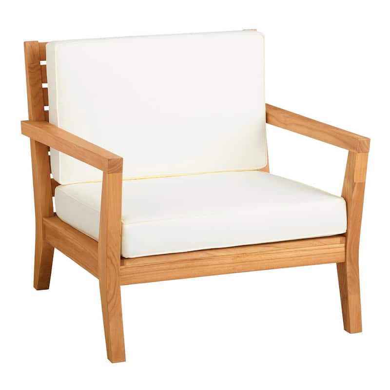 Clermont Outdoor Natural Teak Arm Chair