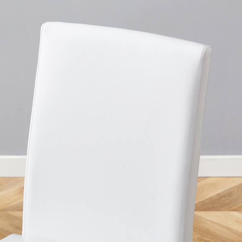 79" Dining Table Set for 10, Tempered Glass Kitchen & Dining Table with 10 Dining Chairs, Modern 11 Piece Family Dining Set