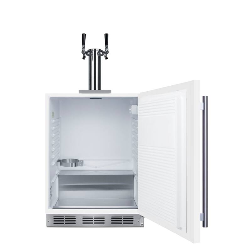Summit SBC58BIADAWKDTWIN 24" Wide 5.5 Cu. Ft. Built-In Wine Double Tap