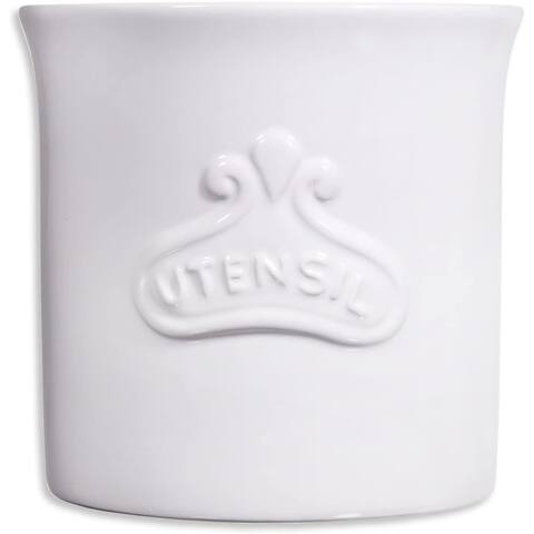 Palais Essentials Ceramic Utensil Crock Utensil Holder