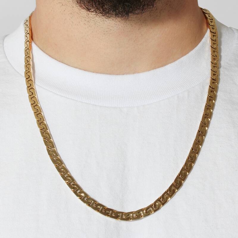 Steel Nation Stainless Steel Flat Mariner Chain