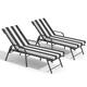 Option Chair-NavyBlue&Cushion-BlackWhite