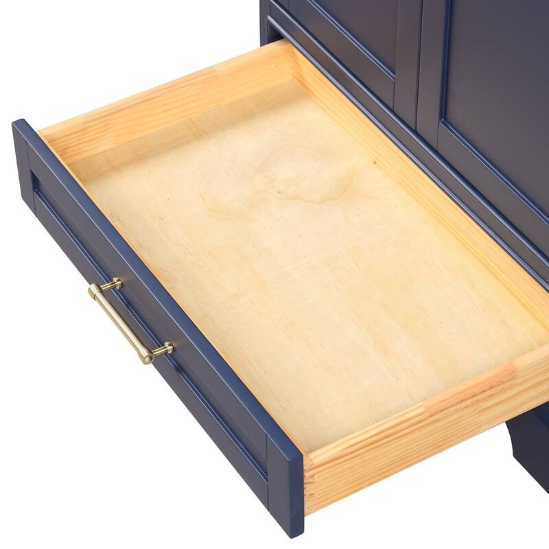 Blossom Copenhagen 30" Bathroom Vanity with Marble Top & Ceramic Sink