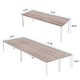 preview thumbnail 32 of 36, 13FT Large Rectangle Conference Meeting Seminar Table for 12-16 Person (Set of 4)