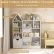 preview thumbnail 4 of 3, Kids Toy Storage Organizer & Bookshelf with Movable Drawers
