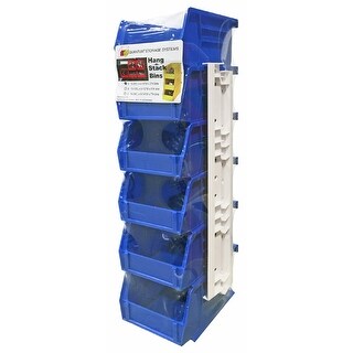 Quantum Storage 4-1/8 in. W X 5-1/2 in. H Stack and Hang Bin ...