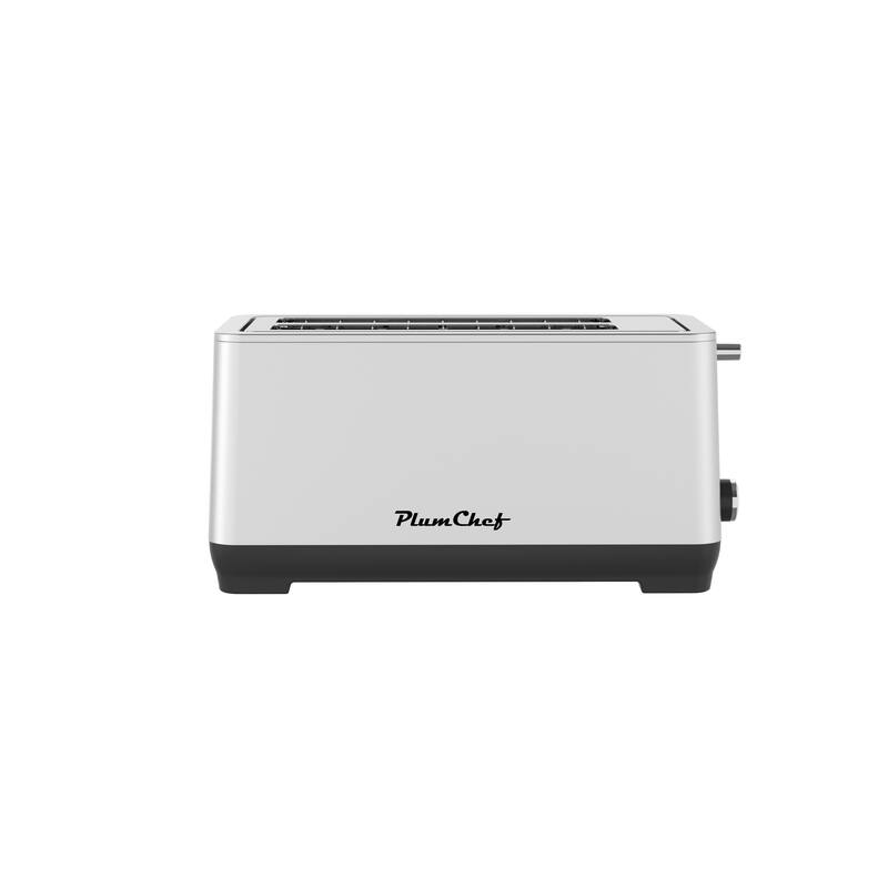 Anmytek Stainless Steel Countertop Toaster - 4-Slice Extra-Wide Long Slot, 6 Browning Settings,1500W