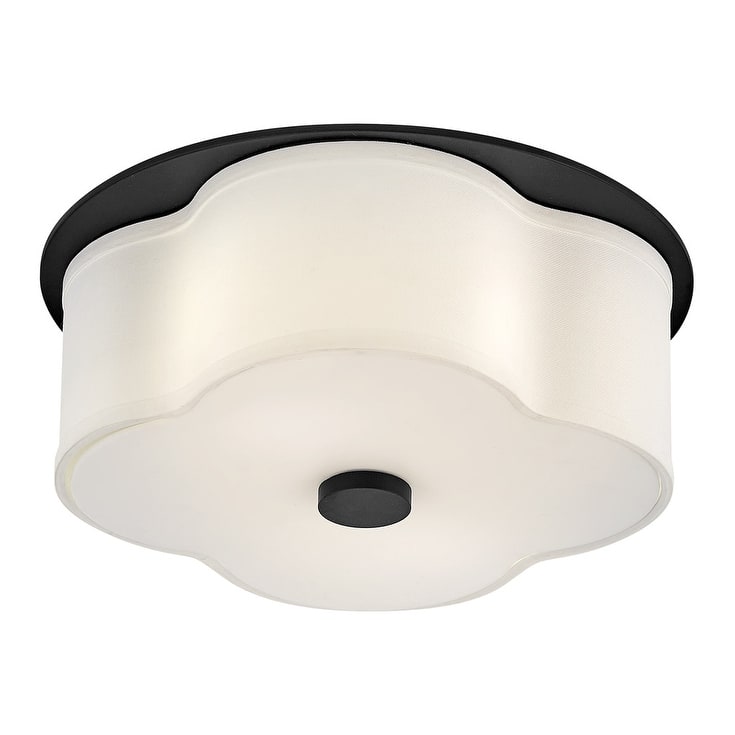 Hinkley Lighting 46441 Delaney 2 Light 14" Wide Flush Mount Drum