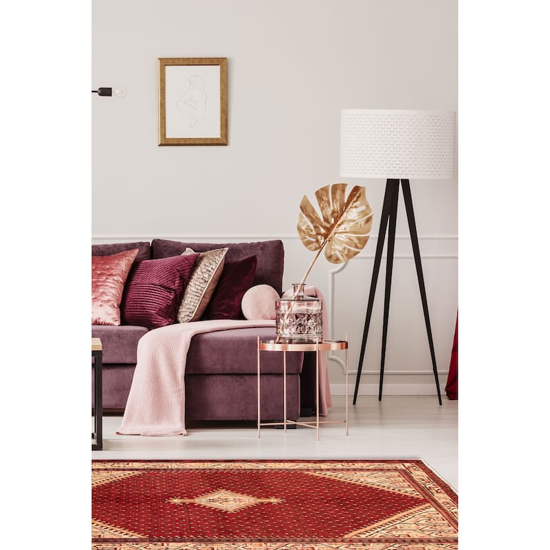 Andelz Red Rug 4'3" x 6'8" - 4'3 x 6'8