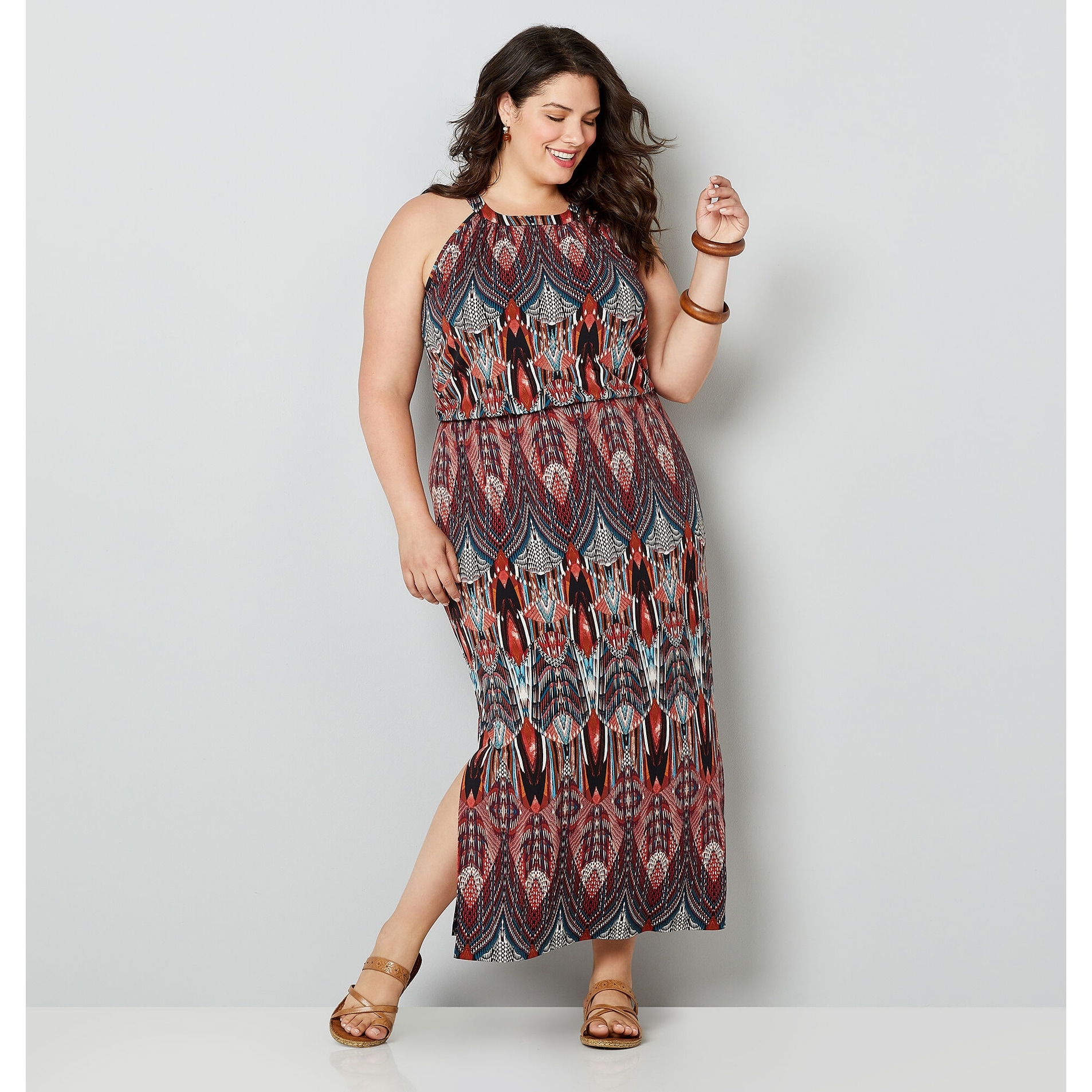 art deco cocktail dress with halter neck