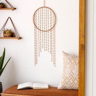 Livabliss Dimitra Beaded Dreamcatcher - 12" x 30"