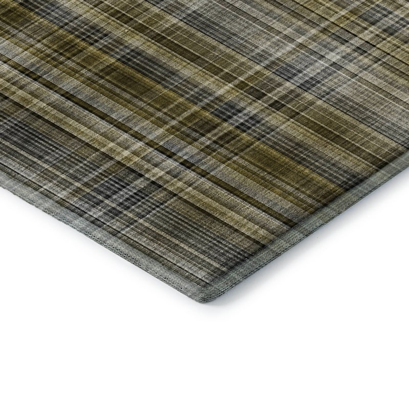Premium Washable Super Soft Plaid Mayfield Rug