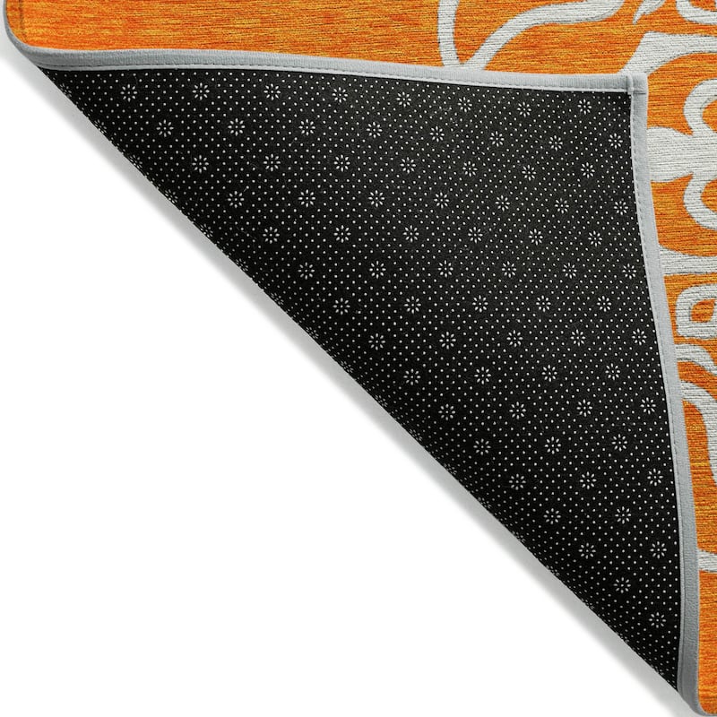 Machine Washable Indoor/ Outdoor Chantille Bold Medallions Rug