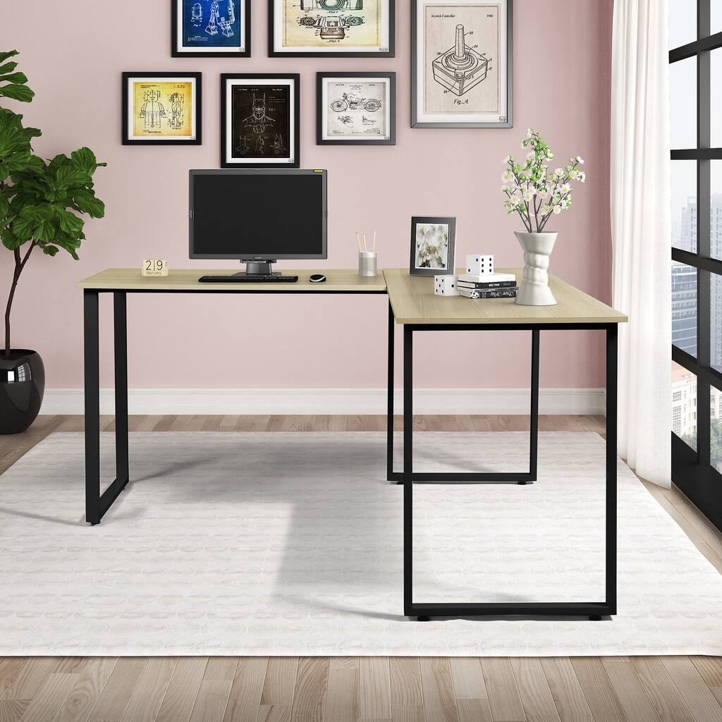 Home Office L-Shape Corner Table Computer Desk