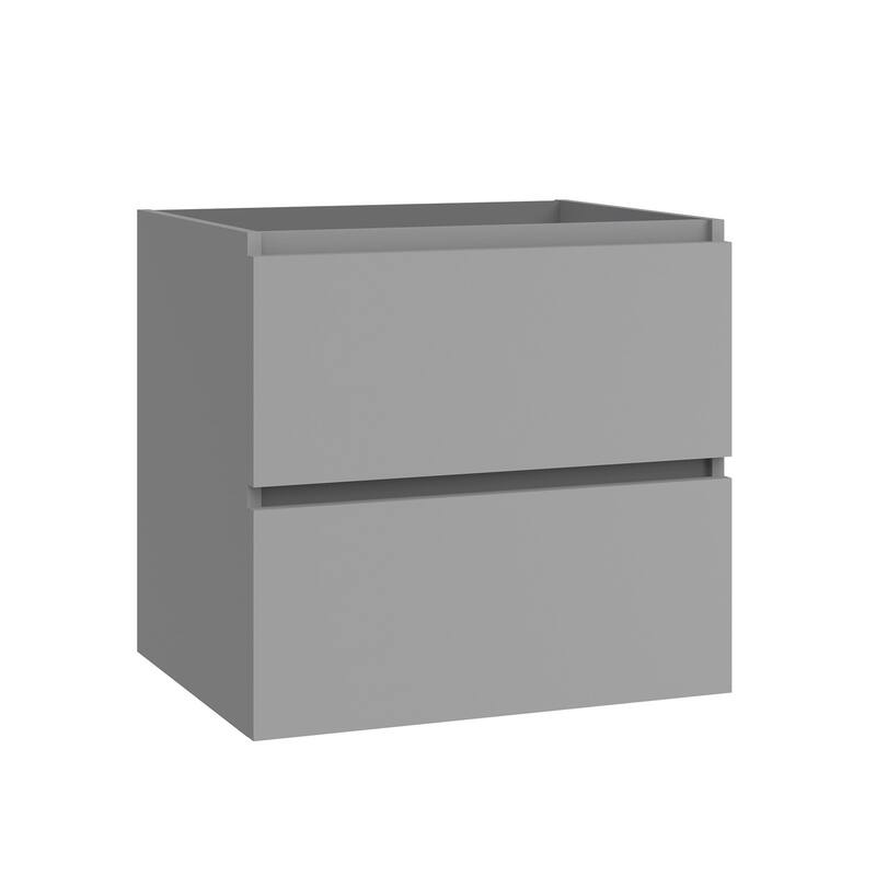 WS Bath Collections Flora C60.000 Flora 24" Single Wall Mounted Vanity - Mist Matte