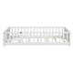 preview thumbnail 53 of 58, Twin size Floor Platform Bed with Built-in Book Storage Rack,Door