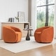 preview thumbnail 29 of 107, SEYNAR Modern Glam Velvet Upholstered 360 Degree Swivel Accent Armchair Set of 2