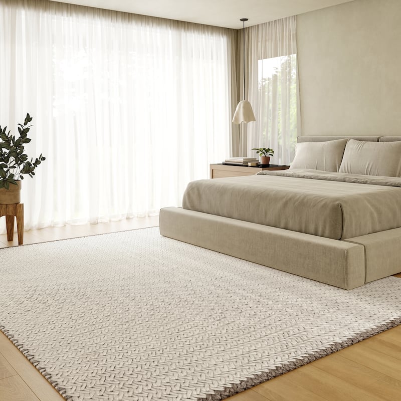 Dune Wool Area Rug - 7'6" x 9'6" - Ivory
