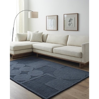 Rocle Mid-Century Modern Geometric Area Rug