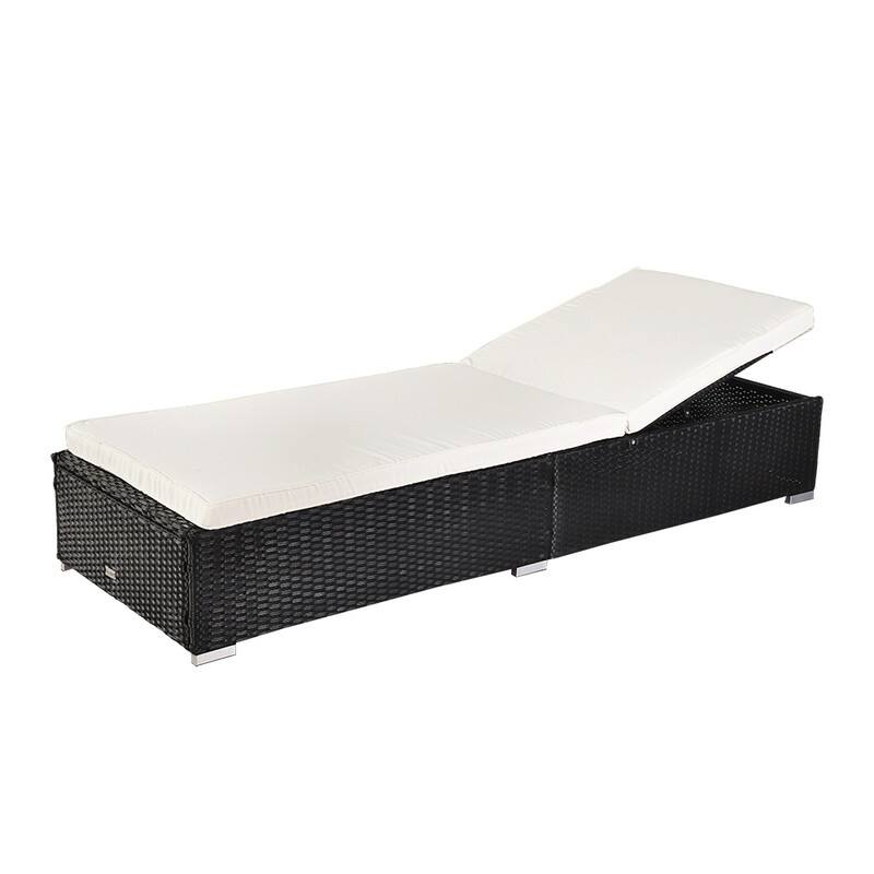 Patio Leisure Rattan Furniture Pool Bed / Chaise (Single Sheet)