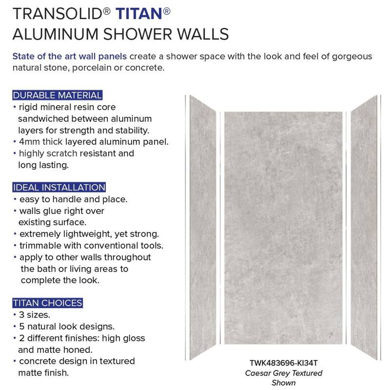 Transolid TWK483696-T Titan 96" High x 48" Wide x 36" Deep Textured