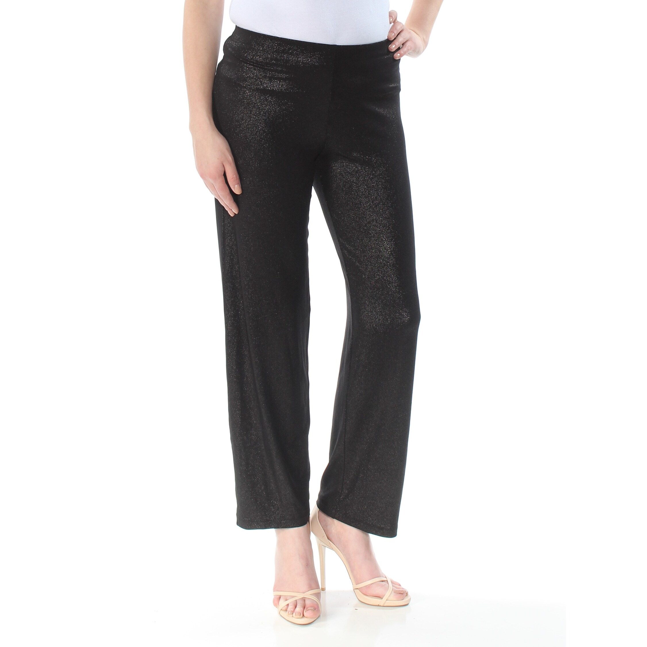 Alfani Womens Petites Velvet Metallic Lounge Pants