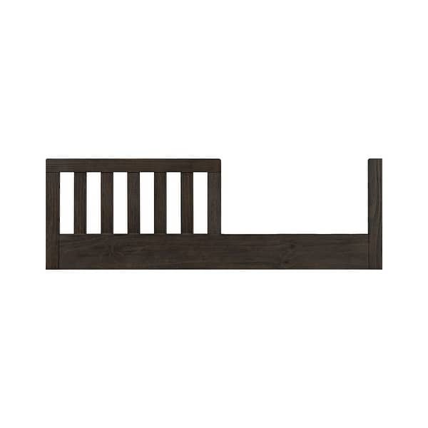 slide 2 of 6, Bello 46" Wide Cottage Crib Toddler Rail Cocoa