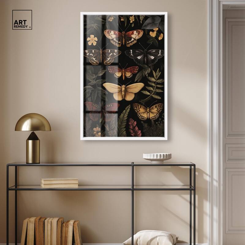 Winged Visitors III Shadowbox by Art Remedy
