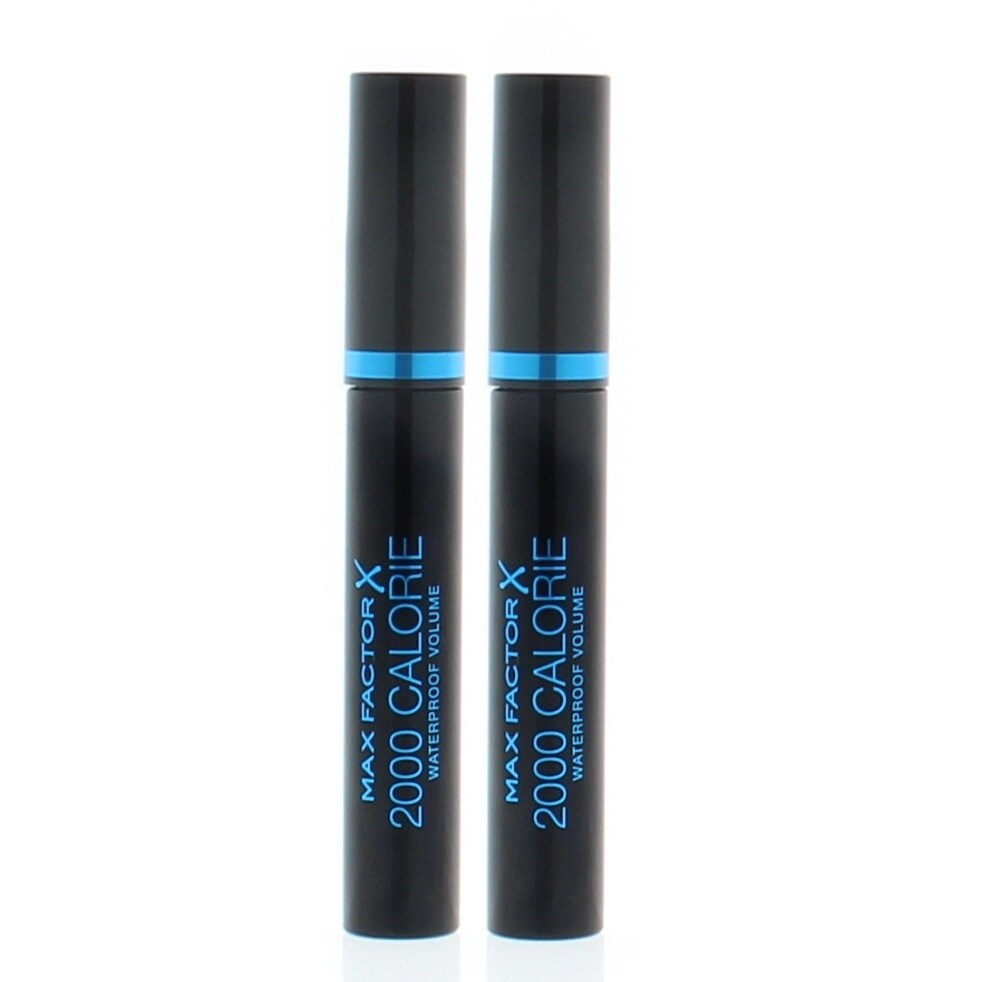 Shop Max Factor 2000 Calorie Waterproof Volume Mascara Rich Black 9ml 2 Pack Overstock 31510825