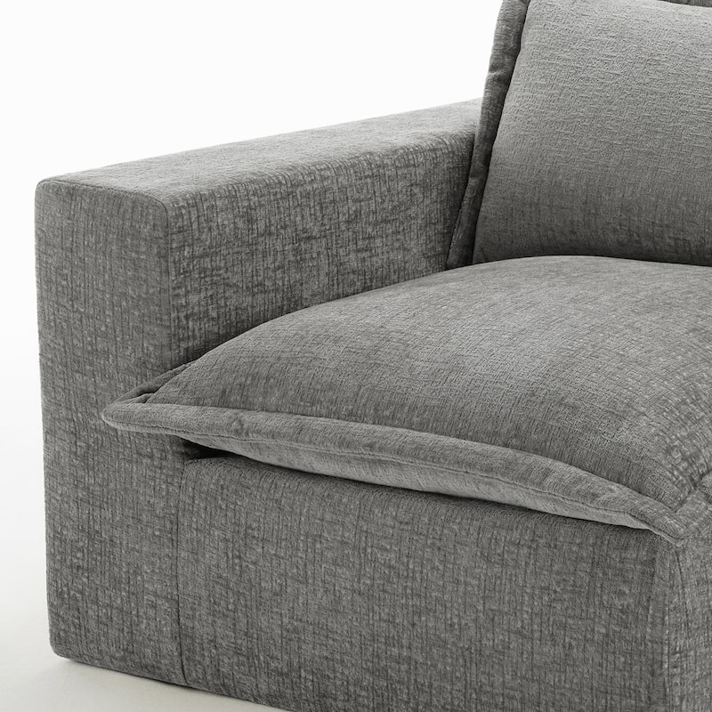 Comfy Cloud Chenille Upholstered Modular Sectional Sofa