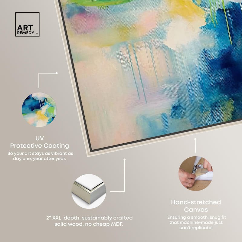 Prismatic Weeps Color III Canvas by Art Remedy